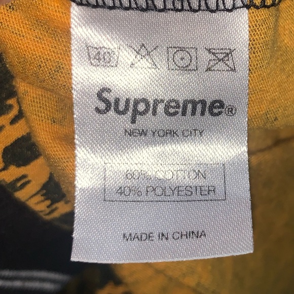 Supreme Leopard Animal Print Men’s Polo Shirt Large AUTHENTIC - Picture 4 of 4